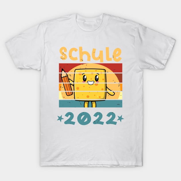 Schule 2022 1. Klasse Kawaii Schulbeginn T shirt T-Shirt by chilla09